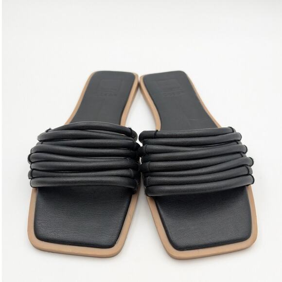 Dolce Vita Nyx Slip-On Slide Sandals Open Toe Women's Black Size US10 EU41 - Picture 2 of 11